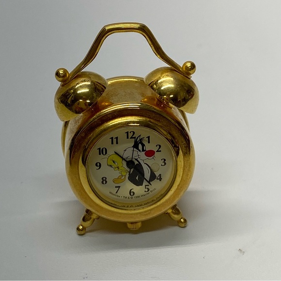 Looney Tunes Sylvester & Tweety Bird Miniature Clock Westclock NO BATTERY 1996 - Picture 11 of 12